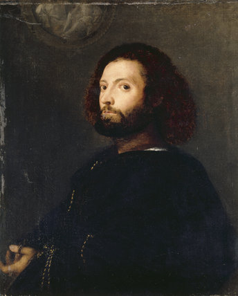 A Man, ca. 1515, by Titian (1488-1576)Ickworth House, National Trust, Bury St. Edmunds, England.